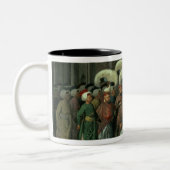 Sultan Mahmud II in Prozession, 1809 Zweifarbige Tasse (Links)