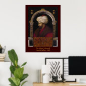 Sultan Mehmet II Canvas Print Poster (Heimbüro)