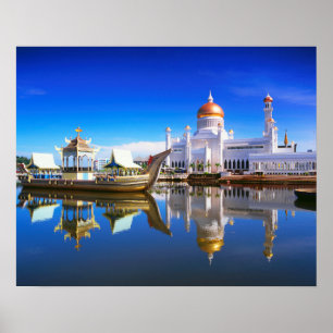 Sultan Omar Ali Saifuddien Moschee Poster
