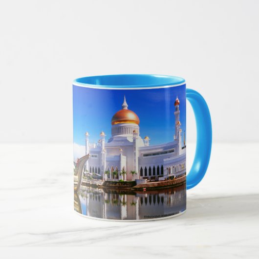 Sultan Omar Ali Saifuddien Moschee Tasse (VorderseiteRechts)