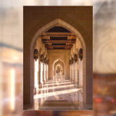 Sultan Qaboos Grand Moschee in Muscat, Oman Fensteraufkleber (Blatt 2)