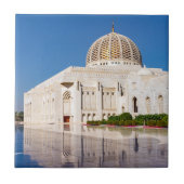 Sultan Qaboos Grand Moschee in Muscat, Oman Fliese (Vorderseite)