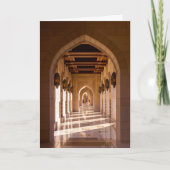 Sultan Qaboos Grand Moschee in Muscat, Oman Karte (Vorderseite)