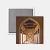 Sultan Qaboos Grand Moschee in Muscat, Oman Magnet (Vorderseite/Rückseite)