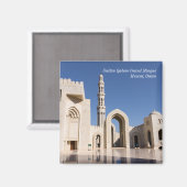 Sultan Qaboos Grand Moschee in Muscat, Oman Magnet (Vorderseite/Rückseite)