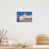 Sultan Qaboos Grand Moschee in Muscat, Oman Poster (Küche)