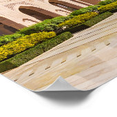 Sultan Qaboos Grand Moschee in Muscat, Oman Poster (Ecke)