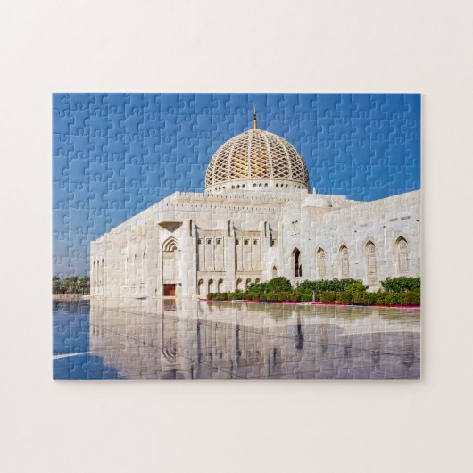 Sultan Qaboos Grand Moschee in Muscat, Oman Puzzle (Horizontal)