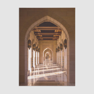 Sultan Qaboos Grand Moschee in Muscat, Oman Seidenpapier