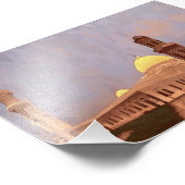 Sultan Qaboos Grand Moschee, Muscat auf einem Post Fotodruck (Ecke)