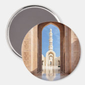 Sultan Qaboos Grand Mosque Magnet (Vorderseite/Rückseite)