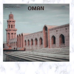 Sultan Qaboos Grand Mosque Oman Postkarte