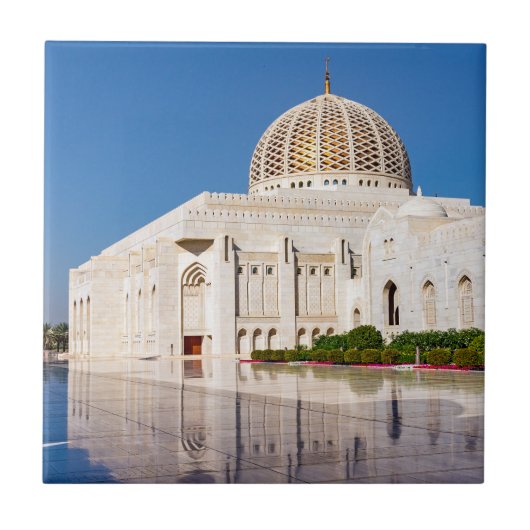 Sultan-Qabus-Moschee in Maskat, Oman Fliese (Vorderseite)