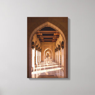 Sultan-Qabus-Moschee in Maskat, Oman Leinwanddruck