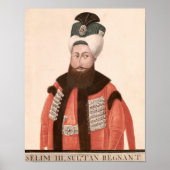 Sultan Selim III. 18.-19. Jahrhundert Poster (Vorne)