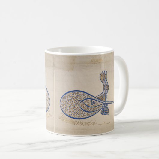 Sultan Sulaiman Tughra Kaffeetasse (VorderseiteRechts)
