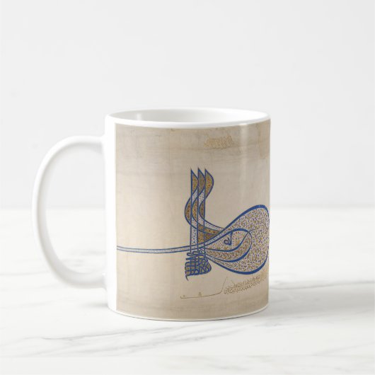 Sultan Sulaiman Tughra Kaffeetasse (Links)