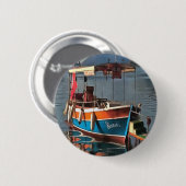 Sultan Taxi Boot Marmaris Schöne Kunst Button (Vorne & Hinten)