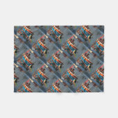 Sultan Taxi Boot Marmaris Schöne Kunst Fleecedecke (Vorderseite (Horizontal))