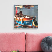 Sultan Taxi Boot Marmaris Schöne Kunst Leinwanddruck (Insitu (Wohnzimmer))