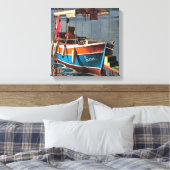 Sultan Taxi Boot Marmaris Schöne Kunst Leinwanddruck (Insitu (Schlafzimmer))