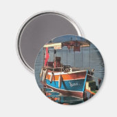 Sultan Taxi Boot Marmaris Schöne Kunst Magnet (Vorderseite/Rückseite)