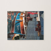 Sultan Taxi Boot Marmaris Schöne Kunst Puzzle (Horizontal)