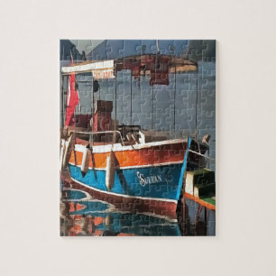 Sultan Taxi Boot Marmaris Schöne Kunst Puzzle