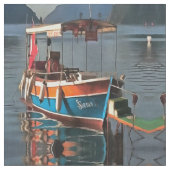 Sultan Taxi Boot Marmaris Schöne Kunst Stoff (Nahaufnahme)