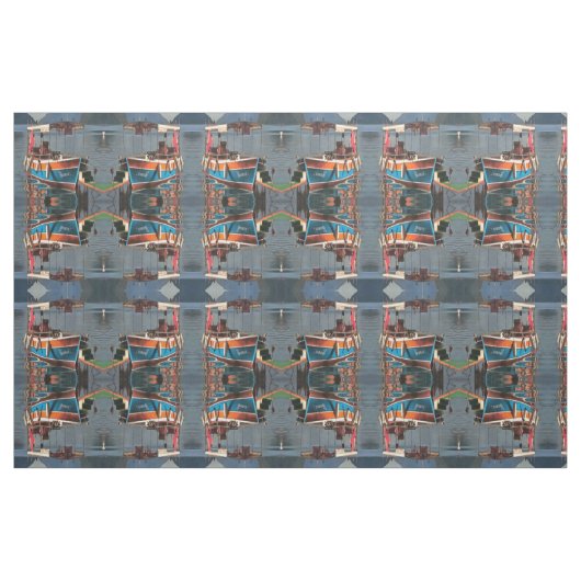 Sultan Taxi Boot Marmaris Schöne Kunst Stoff (Fat Quarter (45,7 x 55,9 cm))