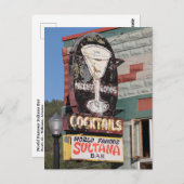 Sultana Bar auf Route 66 Postkarte (Vorne/Hinten)