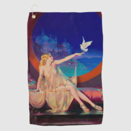 Sultana, das arabische Sultanat's Concubine 1925 Golfhandtuch