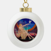 Sultana, das arabische Sultanat's Concubine 1925 Keramik Kugel-Ornament (Vorderseite)