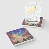 Sultana, das arabische Sultanat's Concubine 1925 Steinuntersetzer (Seitenansicht)