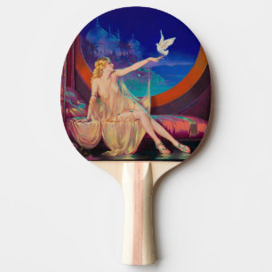 Sultana, das arabische Sultanat's Concubine 1925 Tischtennis Schläger