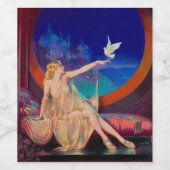 Sultana, das arabische Sultanat's Concubine 1925 Weinetikett (Einzelnes Label)