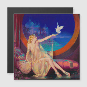 Sultana die Konkubine des arabischen Sultans 1925 Magnetkarte