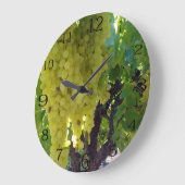 Sultana-Trauben auf einem Rebstock, Große Wanduhr (Winkel)