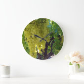 Sultana-Trauben auf einem Rebstock, Große Wanduhr (Zuhause)