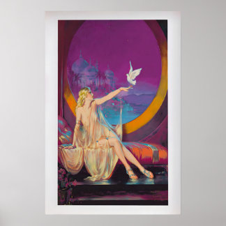 Sultana von Henry Clive Vintage Pin Up Poster