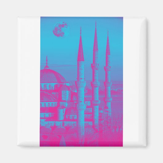 Sultanahmet, Istanbul Türkei 3b Magnet (Vorne)