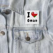 Sultanat der Oman-Flagge Button (Beispiel)