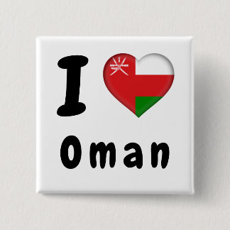 Sultanat der Oman-Flagge Button