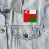 Sultanat der Oman-Flagge Button (Beispiel)