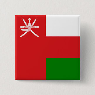 Sultanat der Oman-Flagge Button