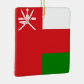 Sultanat der Oman-Flagge Keramikornament (Rechts)