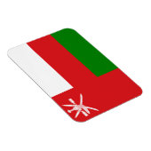 Sultanat der Oman-Flagge Magnet (Rechte Seite)