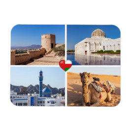 Sultanat der Oman-Sehenswürdigkeiten Magnet