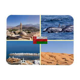 Sultanat der Oman-Sehenswürdigkeiten Magnet