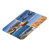 Sultanat der Oman-Sehenswürdigkeiten Magnet (Linke Seite)